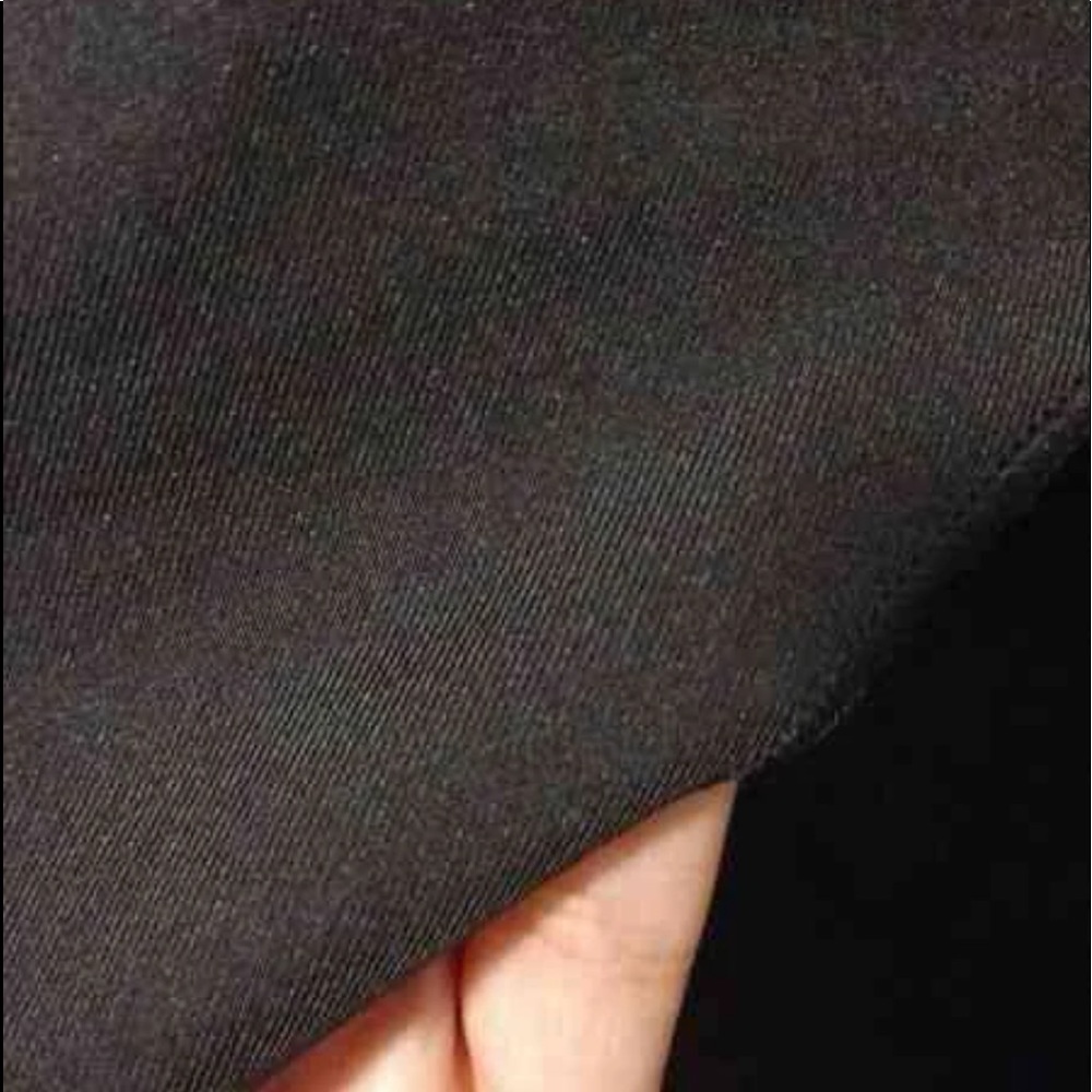 New Sexy Black Plain Asymmetrical Hem Tie Back Halter Short Sleeve Top - Picture 11 of 13